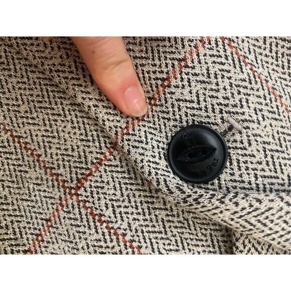 Rag & Bone Slade Blazer Gray Red Check Jacket, Size Medium, MSRP $600 - Picture 10 of 14
